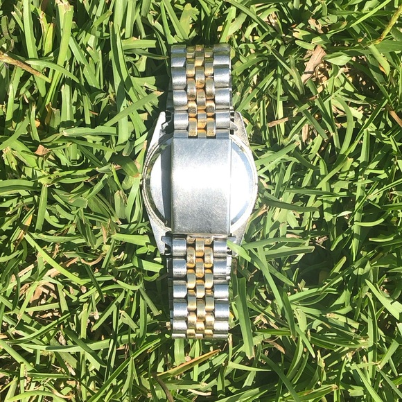 GENIVA mens two tone watch - Picture 2 of 4